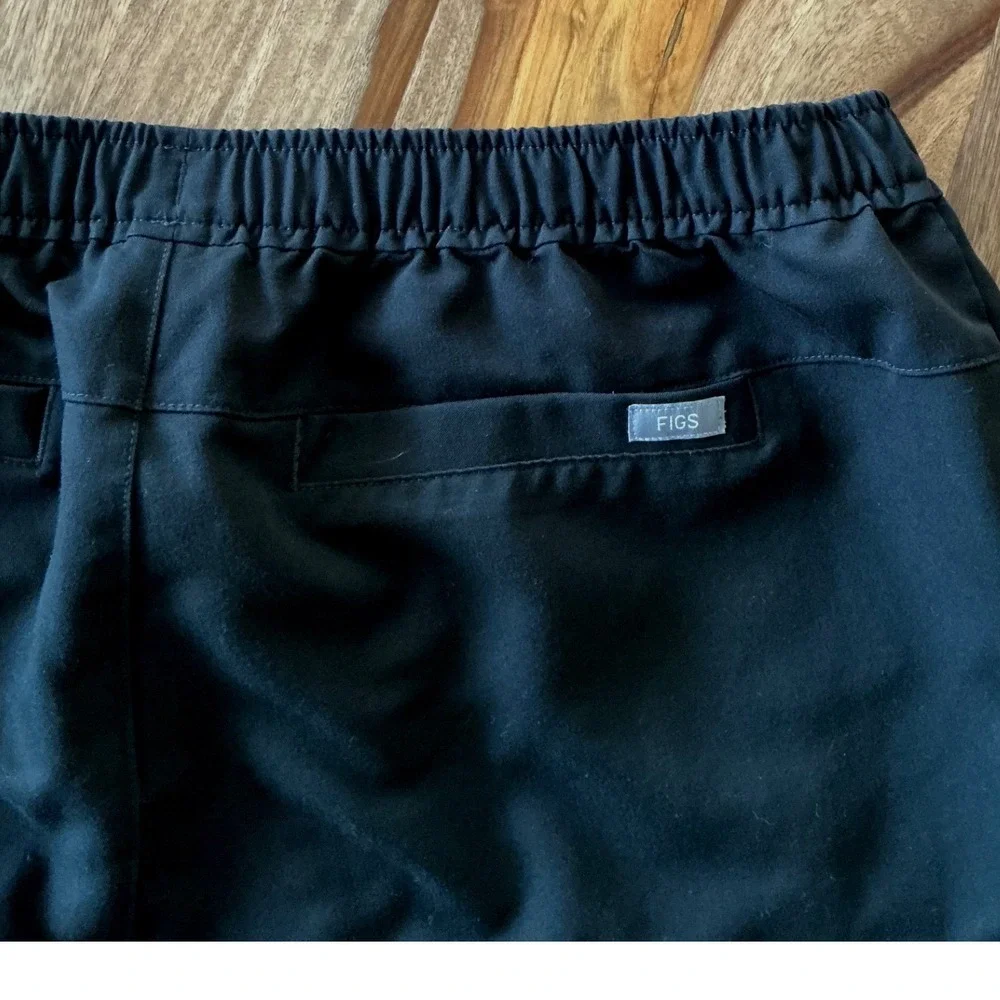 FIGS Mens Tansen Jogger Scrub Pants Large Black Technical Collection Flaw